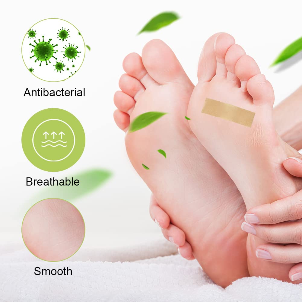 Cherioll Wart Remover, Wart Remover Pads, 50pcsWart Treatment, Wart Remover for Hands, Feet, Feet Callus Remove, Verruca and Wart, Relief Pain Removal Warts Plaster, Soften Skin Cutting Sticker Toe Protector