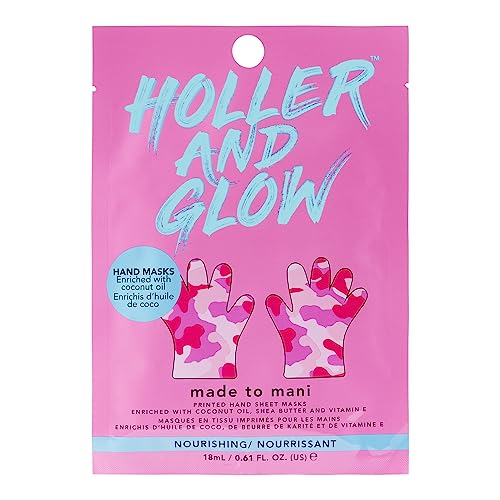 Holler & Glow Holler and Glow Made To Mani, Printed Hand Masks