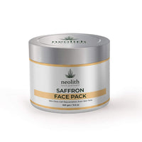 Neolith Saffron Face Pack | Skin Brightening clay face mask for glowing skin, oil control, acne control | Organic & Natural | Hydrating clay | No harmful chemical, No paraben, No Mineral oil