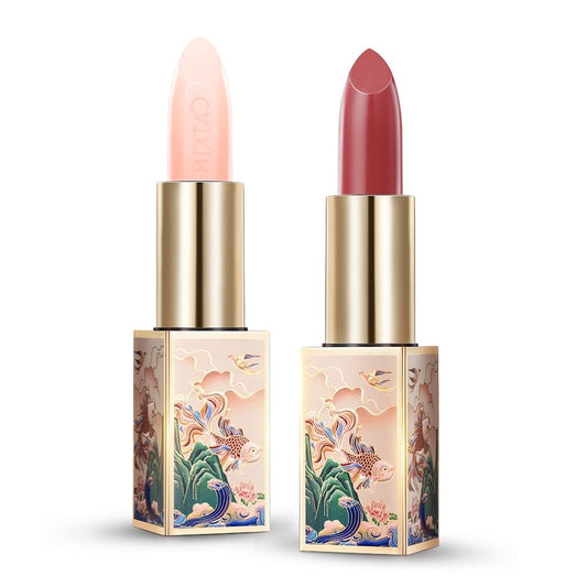 CATKIN Moonlight Lip Balms for Lip Skin Care and Lip Treatment, Natural with Vitamin E for 6h Moisture Care Color Change Lip Balm, 3.3g (2 PCS (C01 +C06))