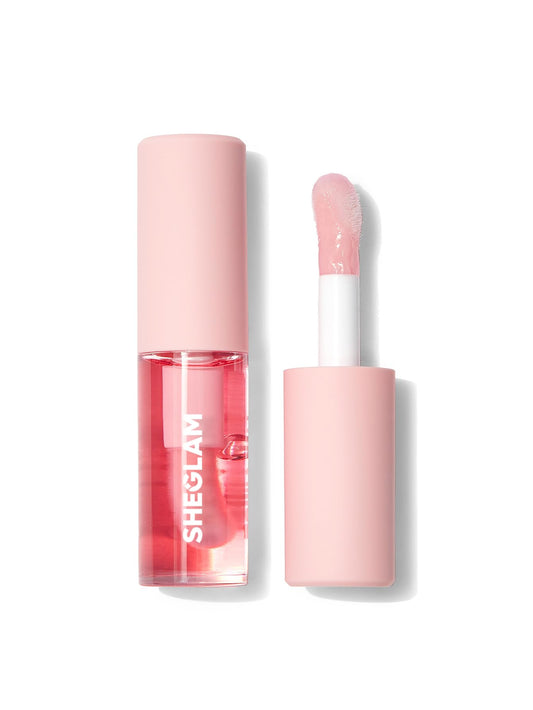 SHEGLAM Jelly Wow Hydrating Non-Sticky Lip Oil Moisturizing Plumping Lip Gloss - Berry Involved
