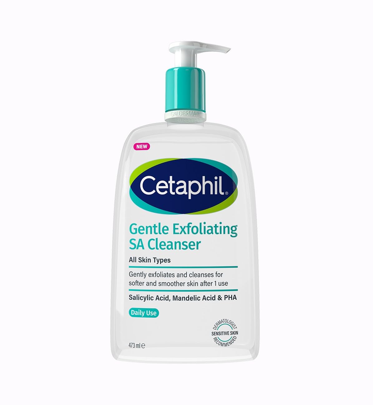 Cetaphil Gentle Exfoliating Salicylic Acid Cleanser, SA Face Wash & Body Wash for Dry, Rough & Bumpy Skin 473ml