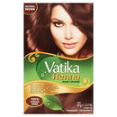 Vatika Naturals Vatika Henna Hair Colour NATURAL BROWN 100% Ammonia Free 6 x 10g Sachtes - 60g