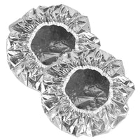 LilaLemon 2 Pcs Aluminum Foil Heat Cap for Deep Conditioning, Heated Shower Hair Cap for Hot Oil, Hair Treatment Processing Caps for Hair Dye,Tin Foil Hat Cap for Home Salon Use
