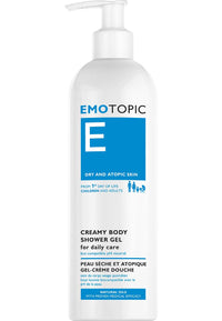 Pharmaceris Emotopic, Creamy Body Shower Gel, Bio Compatible, Hypoallergenic Gel for Dry and Atopic Skin Prone to Irritation, Neutral pH - 400 ml