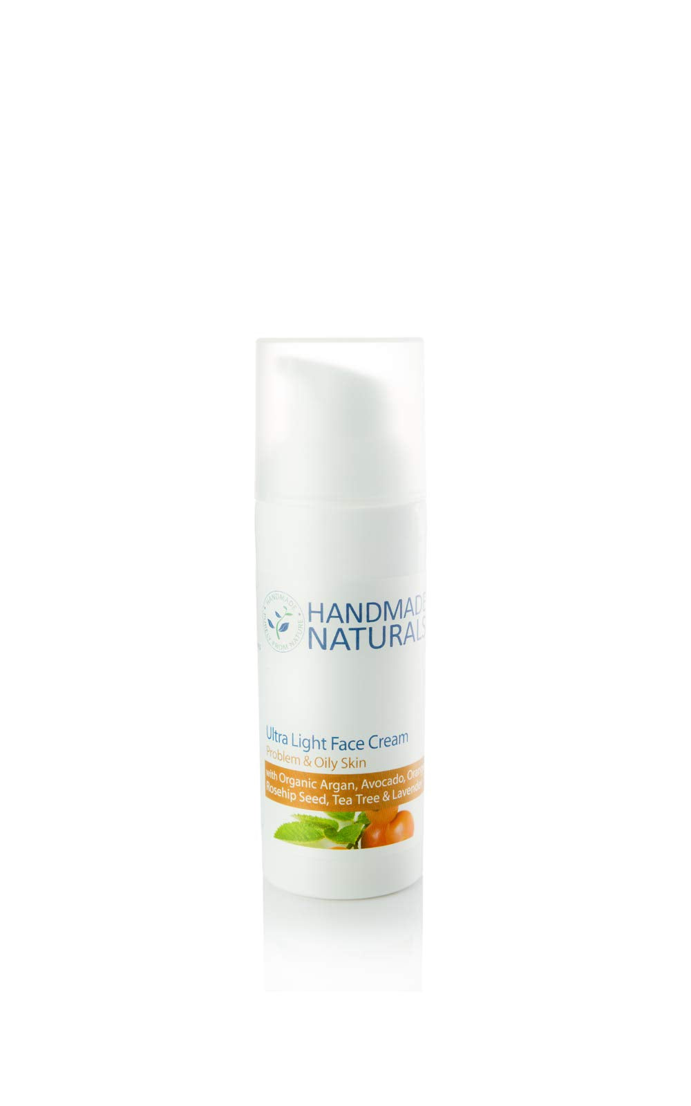 Handmade Naturals Ultra Light Face Cream with Organic Argan Oil