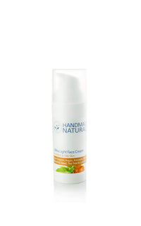 Handmade Naturals Ultra Light Face Cream with Organic Argan Oil