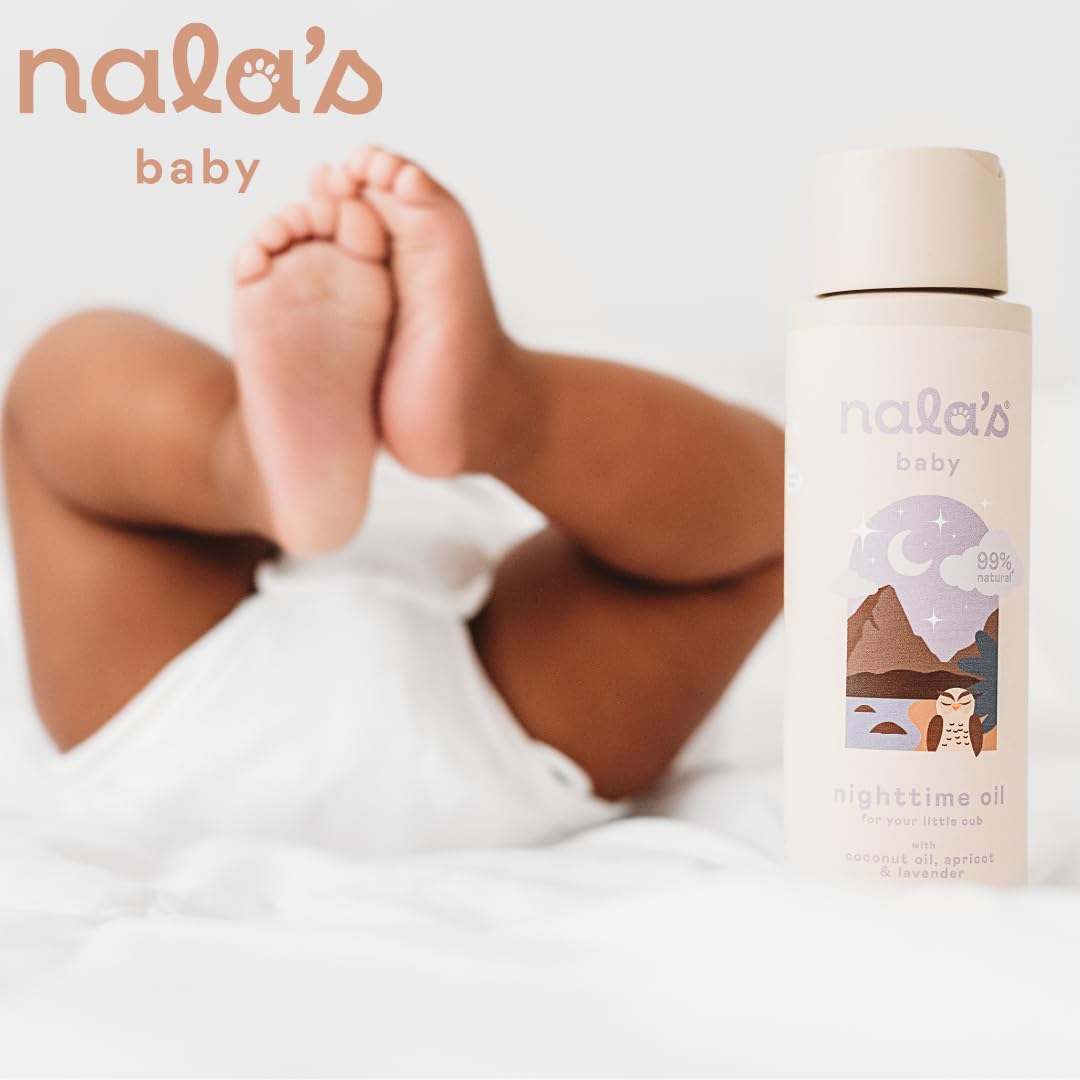 Nala's Baby Body Wash & Shampoo | Award-winning | 99% Natural | Dermatologically-tested and Paediatrician-approved | Tear-Free | Nourishing Oat and Shea Butter | Vegan | 400ml | Nalas Baby