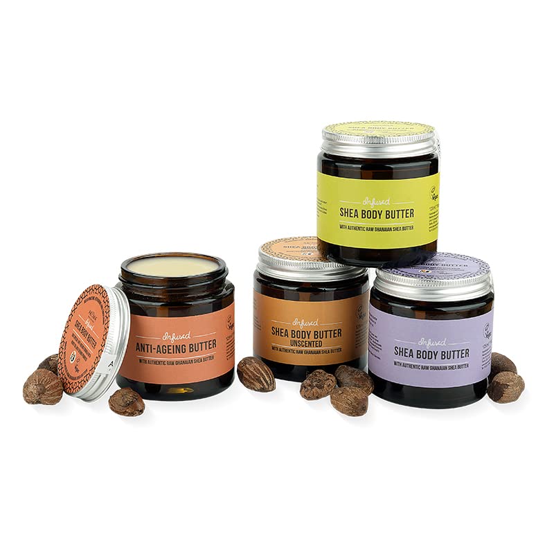 akoma Infused Shea Body Butter. Our Special Anti-Ageing Formula with Buriti Oil and Evening Primrose Oil