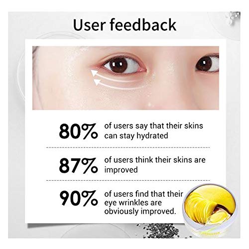 60 (30 pairs) Lanbena Retinol Hyaluronic Acid Collagen Hydra-Gel Eye Pads/Patches – Reduce Fine Lines and Wrinkles Dark Eyes, Eye Bags, Black Bags, Crows Feet, Smoother Fresher Looking Eyes and Skin