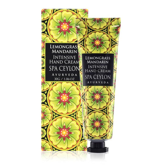 SPA CEYLON LEMONGRASS MANDARIN Intensive Hand Cream | Natural Revitalizing Treatment | Vitamin-Rich | Hydrate | 100% Vegetarian