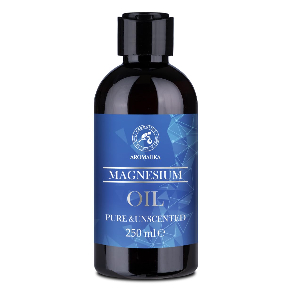 AROMATIKA trust the power of nature Magnesium Oil 250ml - Pure and Unscented Magnesium Oil - Relaxing Oil - Soothing & Relieves Fatigue - Body Care - Hair Care - Skin Hydrating - Massage - Wellness - Beauty