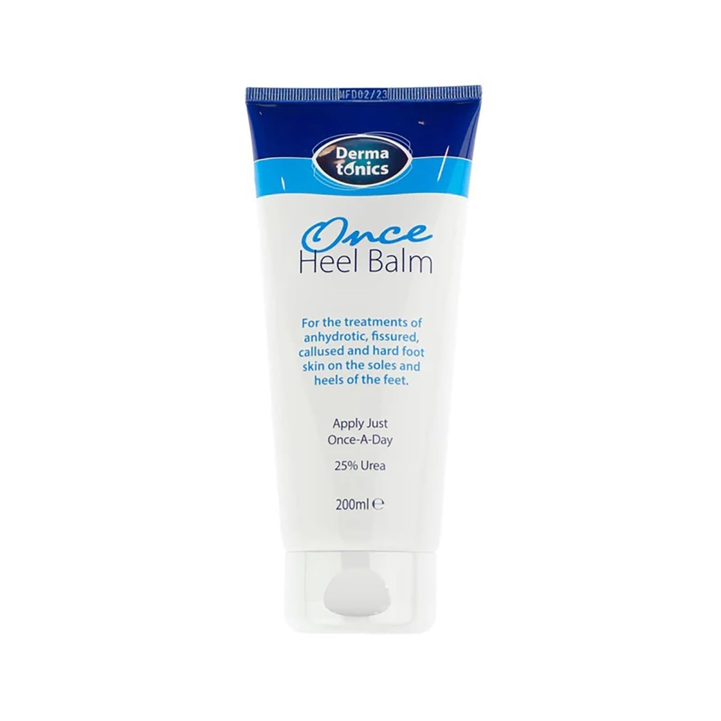 Dermatonics Once Heel Balm | Long-lasting Relief for Rough, Dry & Callused Feet | Paraben-free, Clinically Proven, Suitable for Diabetics | Visible Results in 1 Day | 200 ml