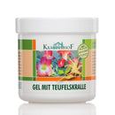 Krauterhof Kräuterhof Gel with Devil's Claw and Eucalyptus, Menthol and Camphor Extract 250ml Tub Sealed with Aluminium Film [Ideal Care for Massages]