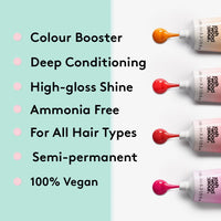 Josh Wood Colour Josh Wood Hair Gloss (Copper) - Semi-permanent gloss, creates strawberry blonde or adds golden tones to light brown hair - Lasts up to 6 washes - 100% Vegan - Cream (100ml)