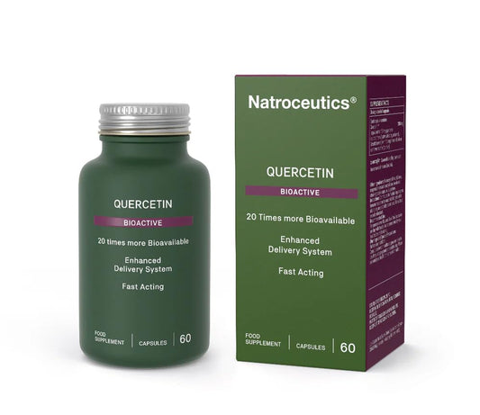 Natroceutics Quercetin Bioactive 60 Vegan Friendly Capsules| 20 Times More Bioavailable| Enhanced Delivery System| Fast Acting|