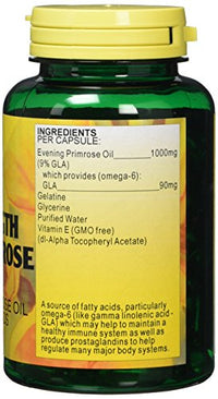 Health Plus High Strength Evening Primrose Oil 1000mg Omega-6 Supplement - 90 Capsules