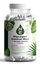 N E Glycogen Control Max| Glyco Care and Guard| Vegan | Natural Supplement| 120 Capsules| 700mg |Gluten-Free| 120 Servings | 60 Days Supply| No Additives or Fillers