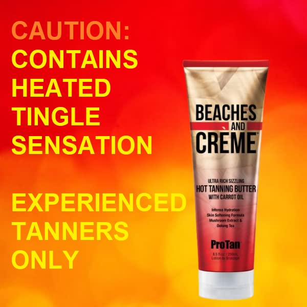 Pro Tan Beaches and Creme Ultra Rich Hot Tanning Butter with Carrot Oil (250ml)