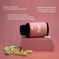 Flow by Soov | Daily Period Health Multivitamin | Relieve Hormonal Imbalances Throughout The Month | G&G Vitamins