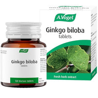 A.Vogel Ginkgo Biloba Tablets | Food Supplement | Extract from Fresh Ginkgo biloba Leaves | Suitable for Vegetarians | 30 Days Supply | 120 Tablets
