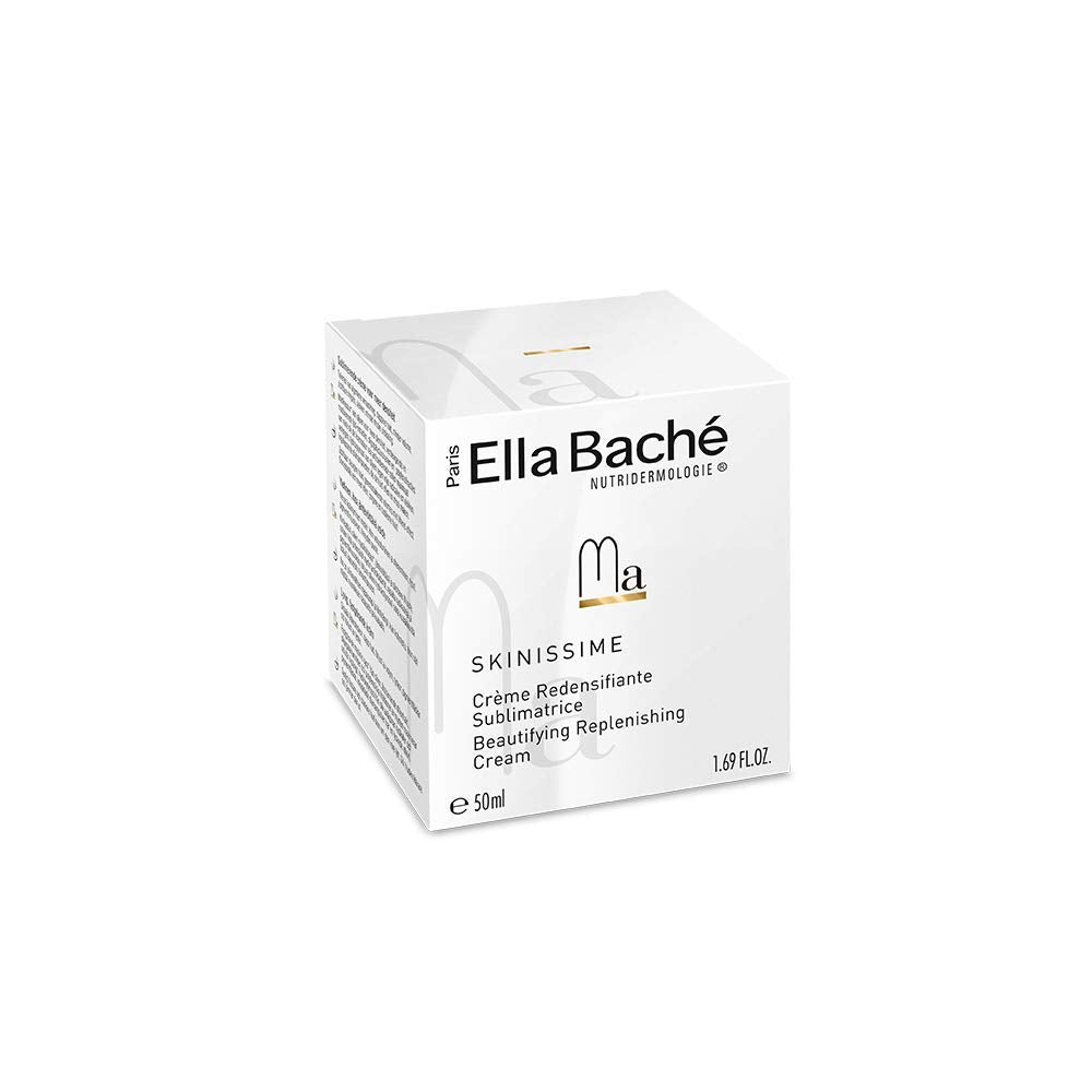 Ella Baché Beautifying Repleneshing Cream | Anti-Aging Cream with beautifying diamond powder, premium extracts of olive and myrtle for an overall lifting effect | Firmer, younger, sublimated skin | 50 ml