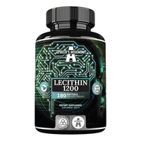 Lecithin 1200mg with Vitamin E - 180 Softgels - High Strength Soy Lecithin Supplement - 6 Months Supply - Laboratory Tested Lipid Lecithin Supplements - by Apollo's Hegemony
