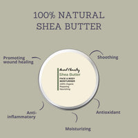 Ancient Chemistry 200ML Organic Shea Butter Moisturizer – 100% Pure and natural – Deep Moisturizing Body Butter for Dry Skin, Stretch Marks, Hair Care, and Anti-Aging