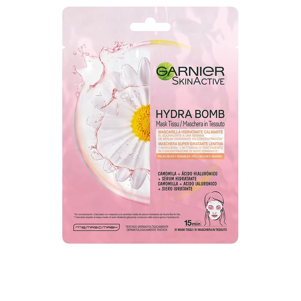 Garnier 860-45043 SkinActive Hydra Bomb Super-Hydrating Soothing Tissue Mask 32g