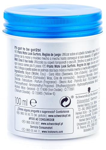 Got2B GOT2B BEACH BOY matt paste sufer look 100 ml