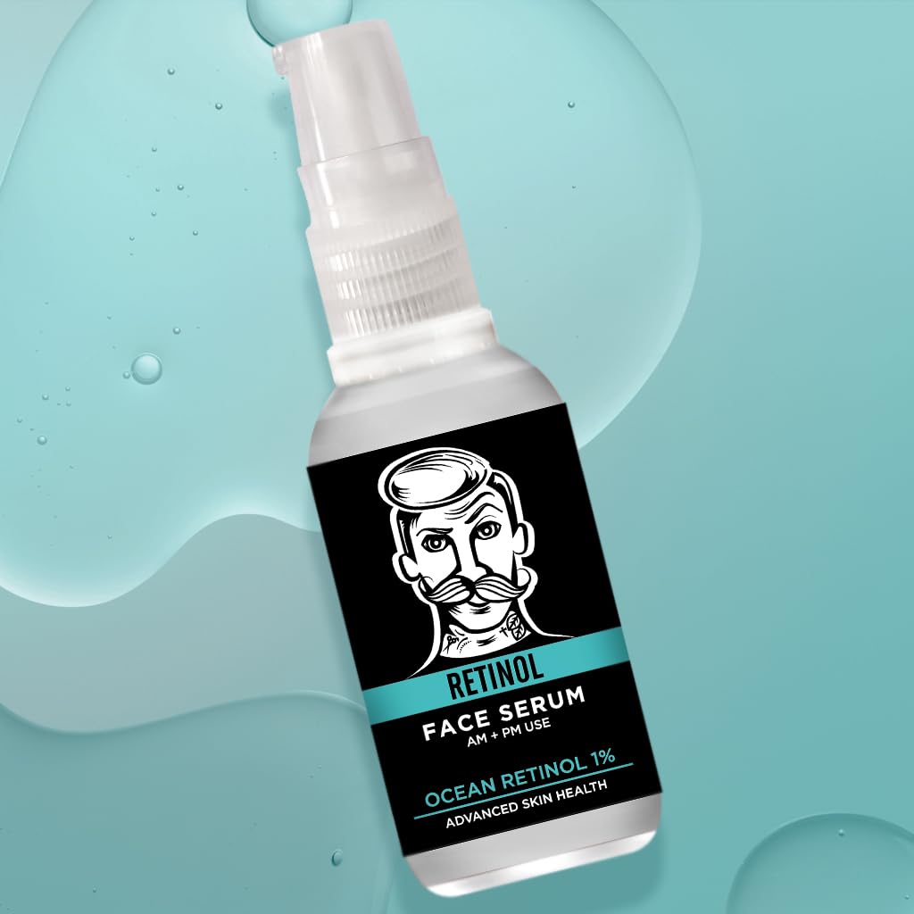 BARBER PRO RETINOL SERUM | Overnight Serum | Mens Face Cream | Face Moisturiser & Antioxidant | Mens Skincare