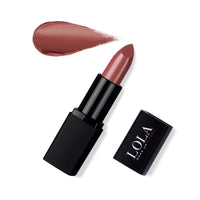 Lola Make Up by Perse LOLA Make Up by Perse Intense Colour Lipstick – Glossy Finish, Full Coverage, Ultra-Rich Pigments, Creamy Hydrating Formula, Nude Lipstick, Vegan Formula – 012-Mocca