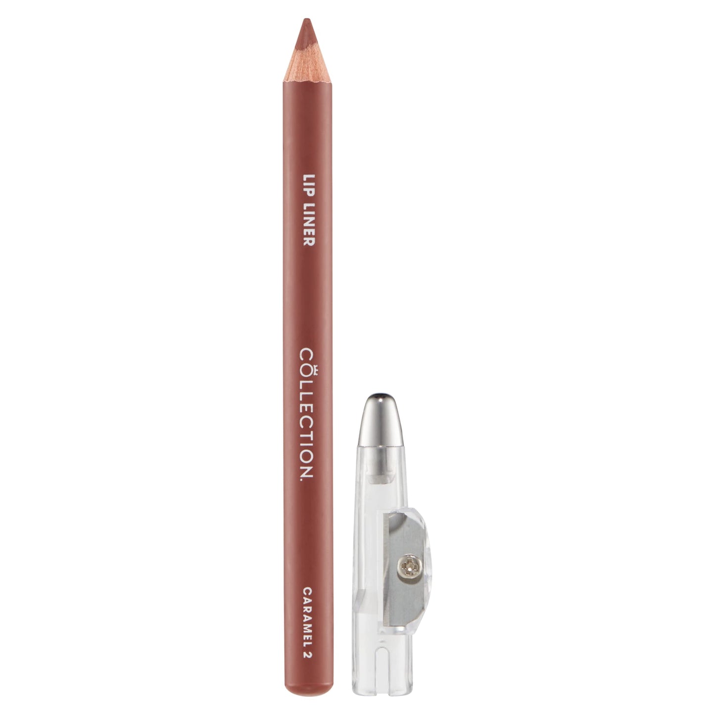 Collection Cosmetics Long-Lasting Lip Liner Pencil with Sharpener, Caramel