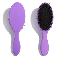 KAISELINNA Hair Extension Brush and Detangler Massage Hair Brush Professional Detangle Natural Bristle Cushion Nylon Brush Comb Soft Bristle Hairbrushes for Women