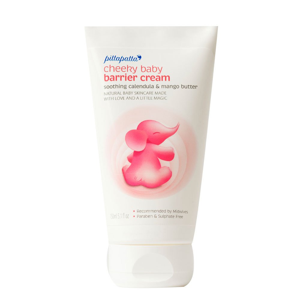 pittapatta Pittapatta - Cheeky Baby, Organic Barrier Cream - Blend of Mango & Shea Nut Butter - Soothe Baby Eczema & Psoriasis, Protects Against Harsh Weather, Relieve Itching - 150ml
