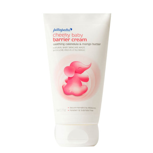 pittapatta Pittapatta - Cheeky Baby, Organic Barrier Cream - Blend of Mango & Shea Nut Butter - Soothe Baby Eczema & Psoriasis, Protects Against Harsh Weather, Relieve Itching - 150ml
