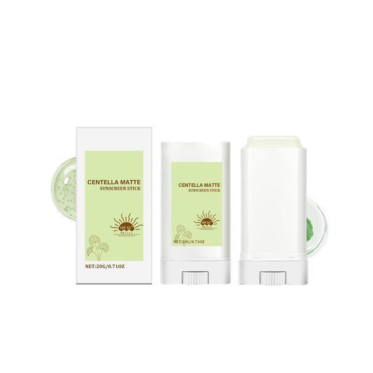OKAQEE Centella Sunscreen Stick for Face and Body - Sun Cream SPF 50+ - For Outdoor & Beach