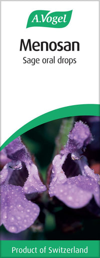 A.Vogel Menosan Sage Drops | Extracts of Organically Grown Fresh Sage | Herbal Food Supplement | Suitable for Vegans | 100ml