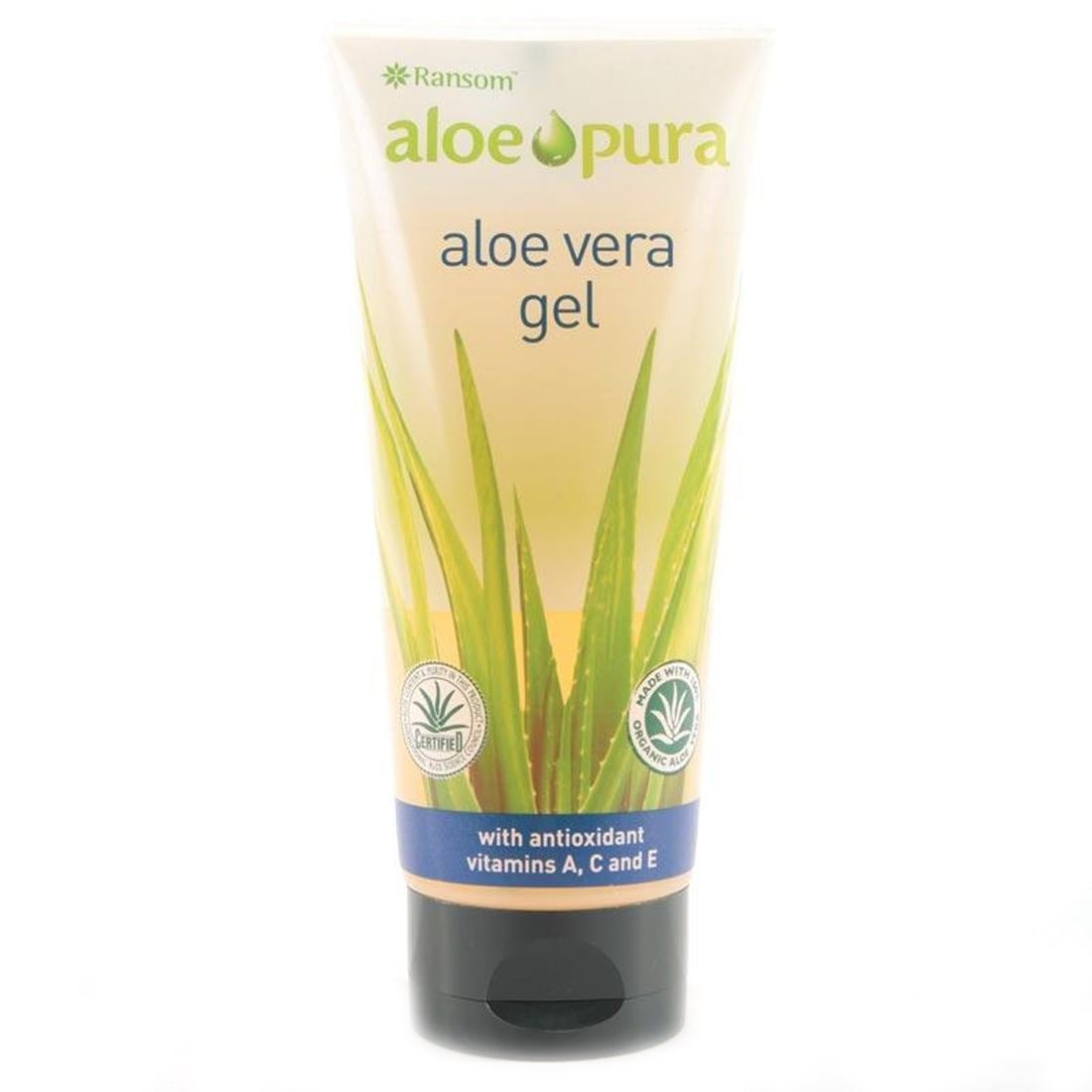 Aloe Pura Organic Aloe Vera Gel with Vitamin A, C & E 200ml