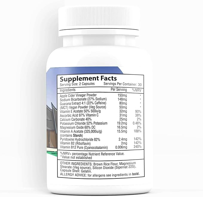 Sumatra Slim Belly Tonic - Weight Management - Natural Ingredients - 60 Capsules - New & Sealed - Vegan/Dido Extreme Supplements