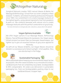 Songbird Balance Vegan Massage Wax EcoTub 100g