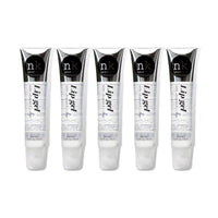Nicka K NK lip gloss gel 15ml Vitamin E, Shiny, Nourishes, Lip gel (Clear, Pack Of 5)