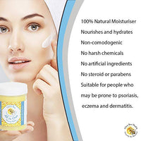 100% Natural All in One Honey Balm, Natural Moisturiser for Sensitive Face, Body, Lips,Tattoo's 100ml