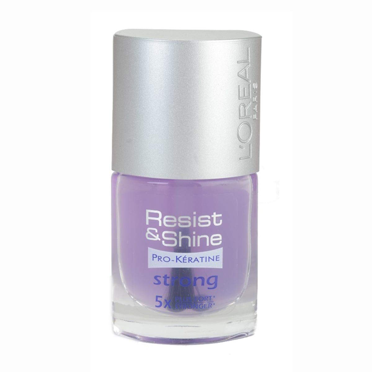 L'ORÉAL L'OREAL RESIST & SHINE TITANIUM PRO-KERATINE 5x STRONGER CLEAR BASE COAT