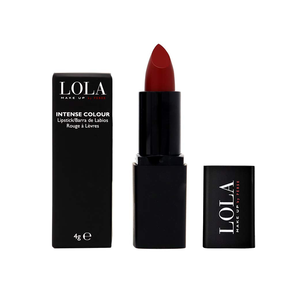 Lola Make-Up Intense Colour Lipstick, Rich Pigmentation, Long Lasting, Enriched With Hyaluronic Acid, Vitamins And Mango Butter, Vegan No. 010 Succulent Plum