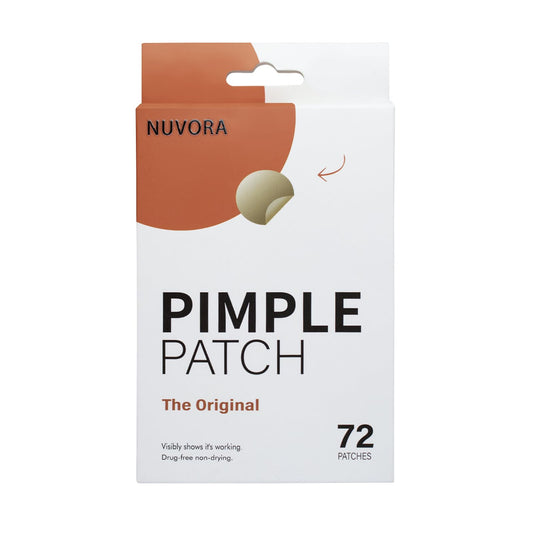 nuvora Nuvora Acne Patches 72 Count – Hydrocolloid Pimple Patches for Face & Body – Ultra-Thin, Invisible Spot Treatment Stickers – Fast Healing, Vegan & Cruelty-Free Skincare