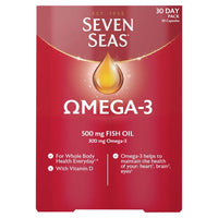 Seven Seas Omega-3 Fish Oil with Vitamin D 30 Capsules