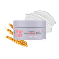 Noughty 97% Natural Howdy Curls Spring Back Gel Creme, Formulated for Curly and Wavy Hair, with Sea Kelp and Wheat Bran Extract 200ml