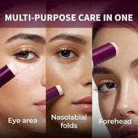Nicooniu 2pcs Calcium Multi Balm,Calcium Volume Multi Balm,Wrinkle Core Stick,Korean Collagen Moisturing Stick,Anti-aging, Hydrating, Almond & Vitamin E for Lip Balm Eye Cream Neck