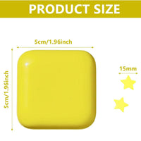 DERDOUT 3 boxes of 3 colors of water-based gel acne patches, absorb liquids and reduce redness and swelling, cute star shaped (32 pills per box)